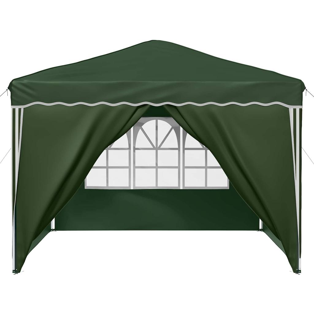 Pop Up Party Tent 288 X 288 X 245 Cm Green Oxford Fabric