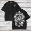 Retro European Style Anime TShirt Mens Short Sleeve Printed Casual Top Harajuku Fashion Summer Autumn Spring Cotton Tee
