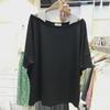 2023 Korean Style Off-Shoulder Cotton Loose T-Shirt for Women