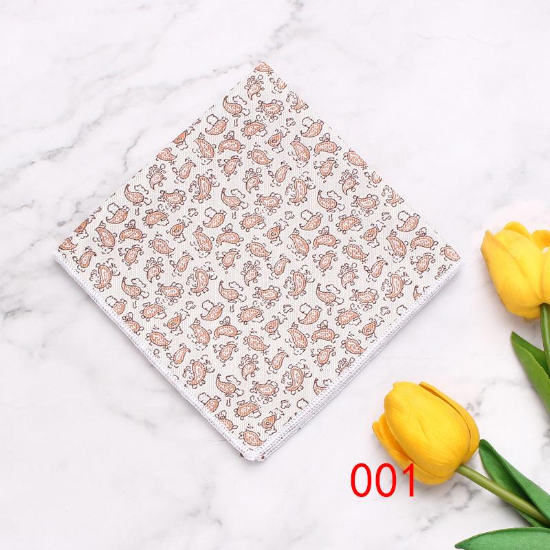 Men'S Pocket Towel Polyester Suit Dress Chest Towel Multi-Color Handkerchief Geometry Square Towel Source Sales
