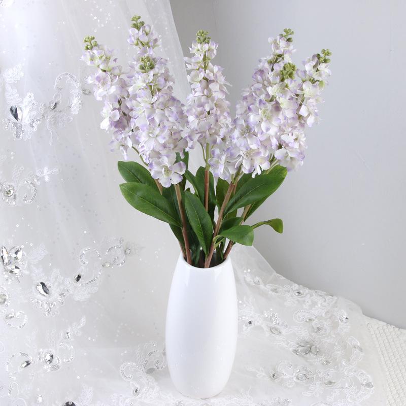 1pc/bag Simulation Flower Hyacinth Delphinium Used For Wedding Office Layout Props Accessories