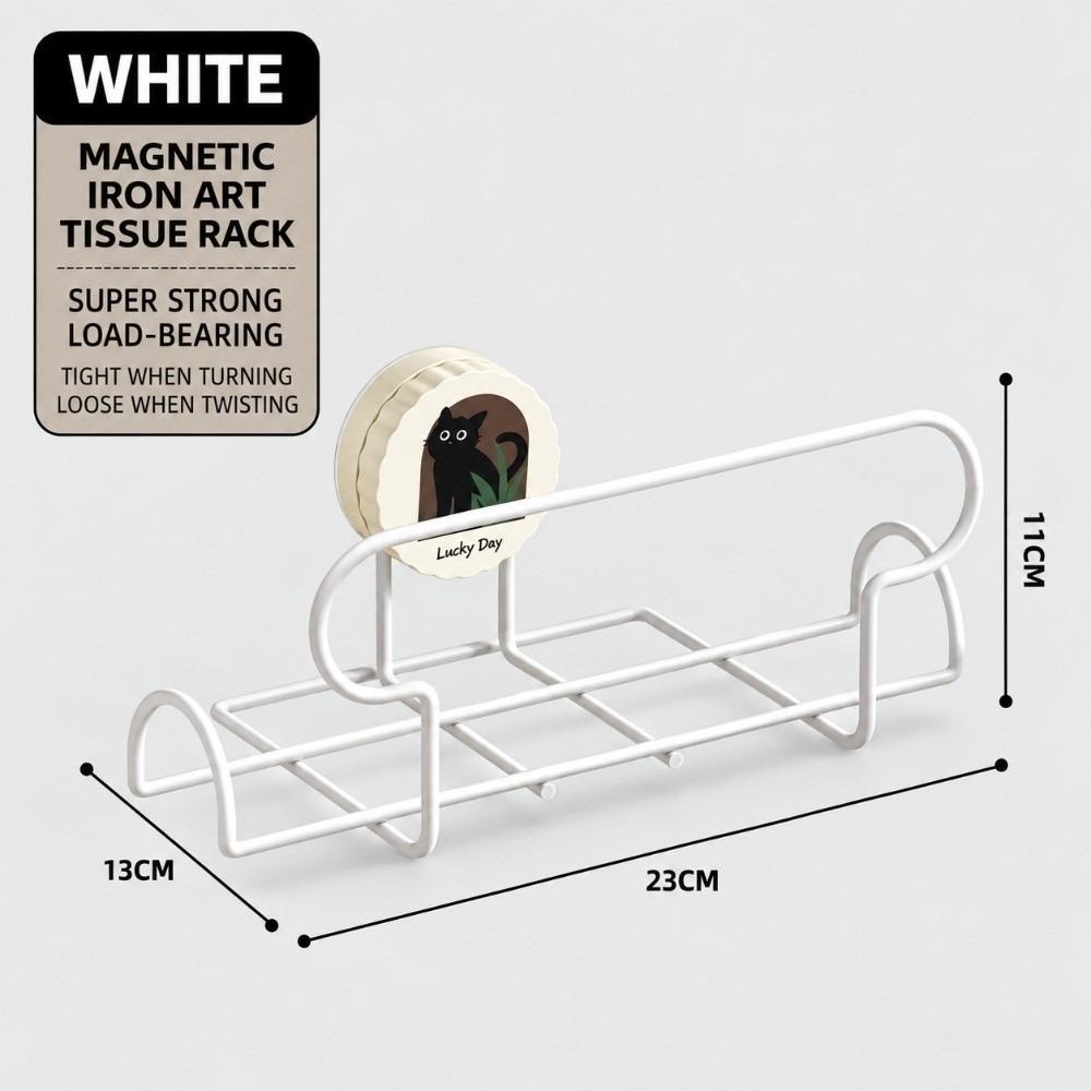 Rust Resistant Paper Holder No Drill Installation Wet Wipe Storage Rack Kitchen Bathroom