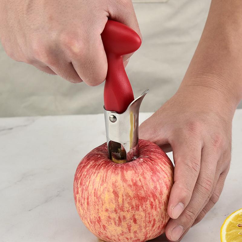 Apple Corer Stainless Steel Fruit Corer Pear Apple Slicer Cutter Core Remover Fruit Slicer Cutting Tool Home Kitchen Accessories