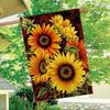 1pc Sunflower Summer Autumn Garden Flag- Garden Decoration Double S, Home Decoration, Yard Decoration, Outdoor Decoration, Lawn Decoration, Flag Solel