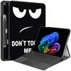 Custodia per Tablet per Microsoft Surface Pro 12 Custodia per Tablet Pieghevole a Tripla Piegatura con Supporto, Copertina a Portafoglio Multi-Angolo