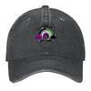 Aromantic Asexual Rainbow Baseball Cap Custom Cap Wild Ball Hat Cute New In Hat Mens Caps Women's