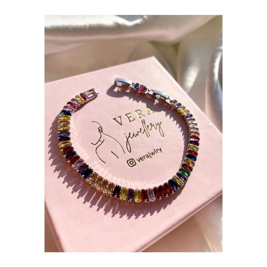 Vera Jewelery Steel Women's Gold Waterway Bracelet