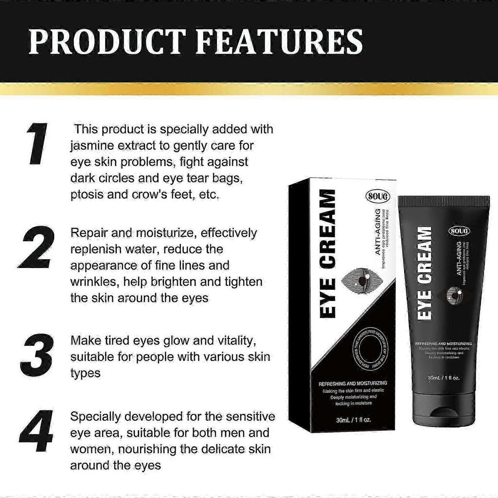 Eye Cream - Instant Tightening Eyelid Firming Cream for Anti-Aging Fine Lines & Under Eye Tightening