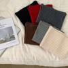 Korean Style Knitted Scarf Solid Color Pullover Wool Bib Simple Turtleneck Fake Collar  Women