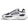 Ozmillen White Silver Metallic Unisex Sneakers Cloud-White Grey-Three ID5704
