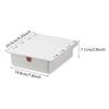 Under Desk Drawer Storage Organizer Storage Box Practical Compact Desk Bottom Organization Box for School Bedroom Kitchen