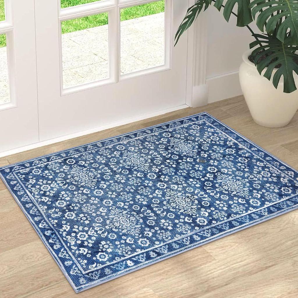American Retro Dustproof Entryway Door Mat - Dirt-Resistant Foot Mat