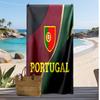 Asciugamano da Spiaggia Stampa Calcio Portogallo Asciugatura Rapida Super Assorbente Morbido Asciugamano da Bagno per Nuoto Spiaggia Viaggio Souvenir Regalo