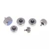 2PCS Silver Color Steel Watch Crown 4.5mm To 7mm Head Diameter With Long Post For Watch Crowns Repair