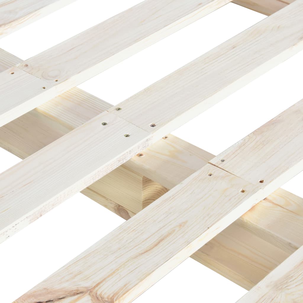 vidaXL Palettenbett Massivholz Kiefer 180×200 cm