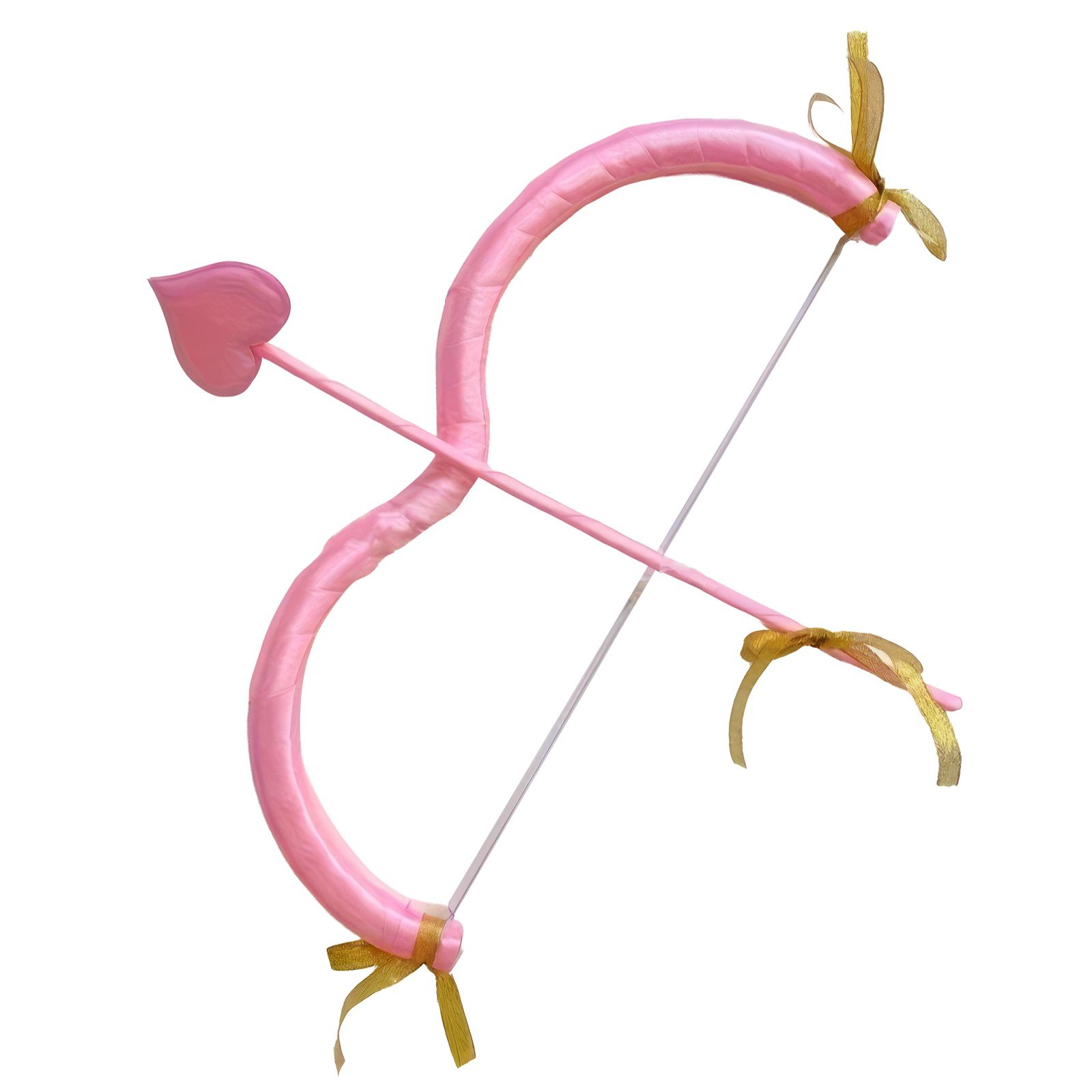 

Romantic Angel Cupid Arrow Pink Red Heart-Shaped Arrow Valentine S Day Accessories Couple Party Role-Playing Outfit Props розовый