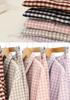 Kaitak Made In Japan by Japanese Cotton Blanket Shirt Long Check L Pink Check Family Craftsmen, Women's Pajamas, Sleeve, 100% Cotton, Pattern,