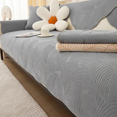 Vier Jahreszeiten Universal Sofakissen Chenille Modern Schlicht All-inclusive Sofakissen Rutschfester Sofabezug Bezugstoff
