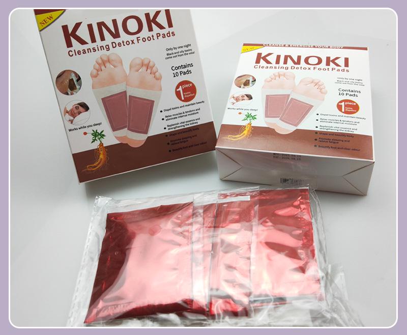 Kinoki Foot Patch with Ginger, Salt, Mugwort & Bamboo Vinegar - Thai & Korean Version