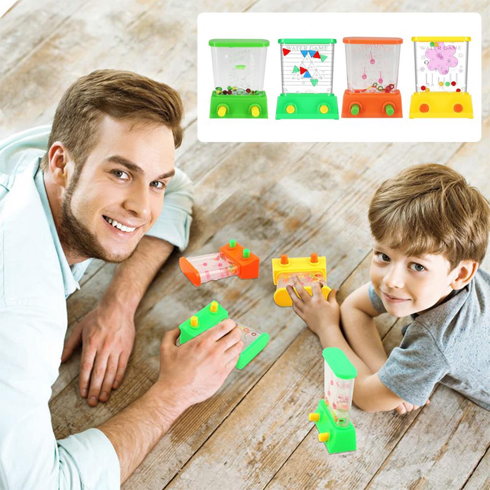 Handheld Water Game Toy Childhood Nostalgic Stress Boredom Relief Portable Educational Ring Toss Game Boys Girls Birthday Gift