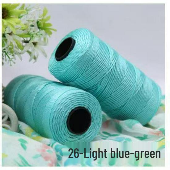Ice Silk Three-Strand Yarn for Crochet Bags, Hats, Seat Cushions, Bottle Sleeves, and Slippers
