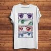 Manga Girl Eyes Funny Anime TShirt,homme Short Sleeve O-neck Casual T Shirt,Streetwear Print Un