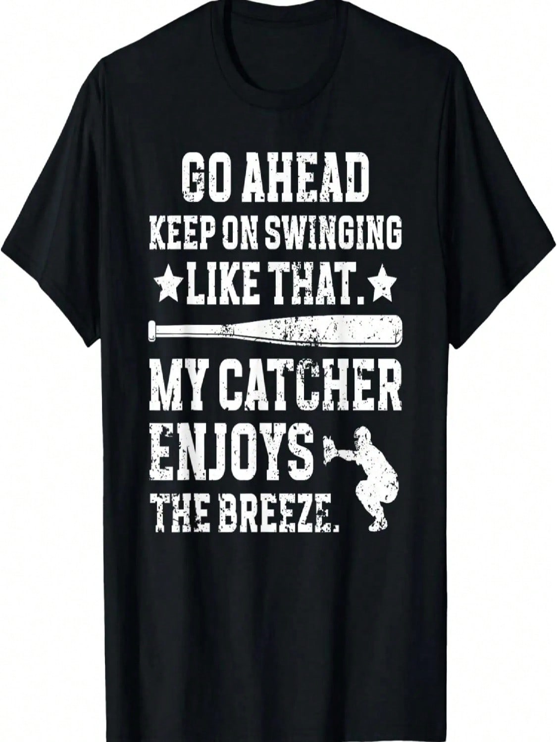 Funny Baseball Catcher Mom Of A Baseball Catcher Mama T-Shirt S разноцветный