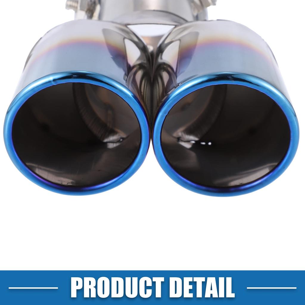 A ABSOPRO Muffler Cutter, Muffler, Exhaust Pipe, Exhaust Pipe, Double Outlet, General Purpose, For