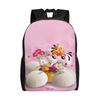 Cartoon D-Diddl Rat Süßer Rucksack für Männer Frauen Teenager High School Arbeits-Tagesrucksack Laptop-Canvas-Taschen Langlebig
