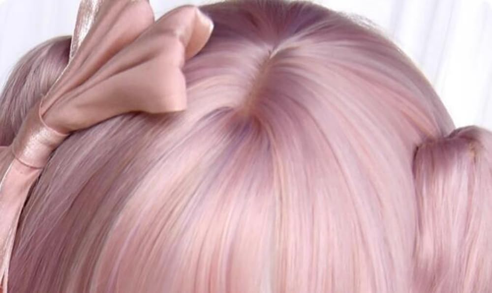 Lolita Wig with Vertical Rolls and Featuring Fluffy Curls and a Includes a Net for Added Heat Resistance and Perfect for Everyday or Everyday Pink