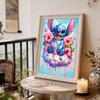Disney Hawaiian Style Stitch Pearl Painting Lilo & Stitch Zhu Jinhua Frappuccino Theme Frameless Art Atmosphere Decorative Painting
