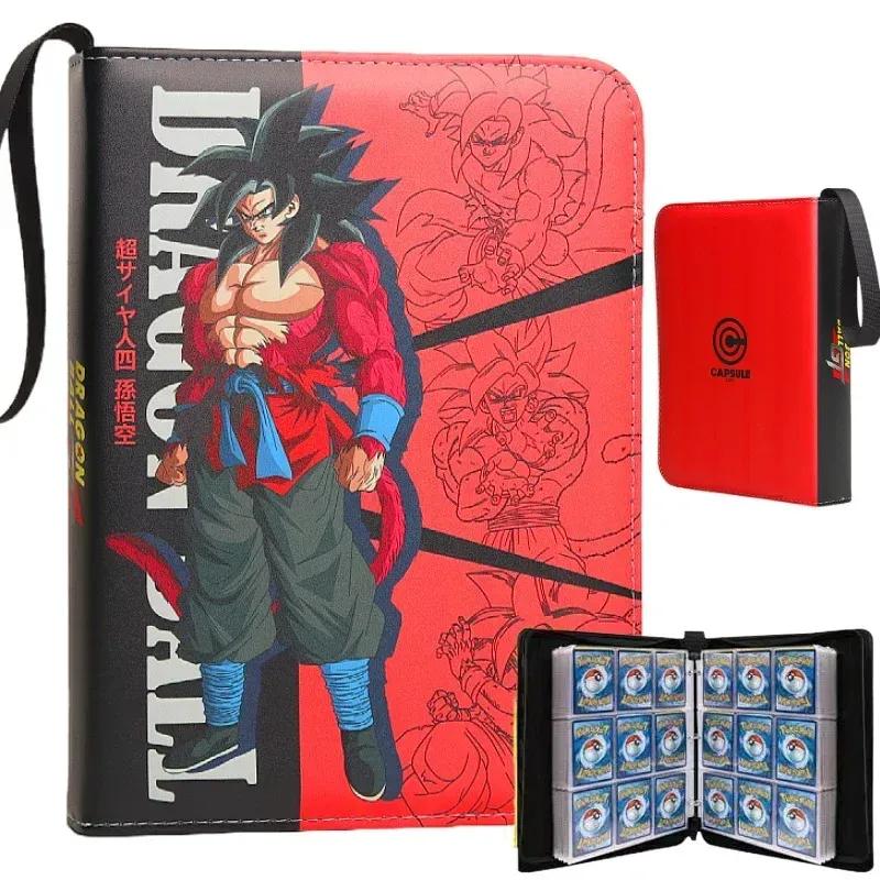 400-900pcs Dragon Ball Anime Cards Album Book Cardless Collection Storage Folder Hold Vegeta Game Cards Binder Holder Kids Gift 400 slots cardless