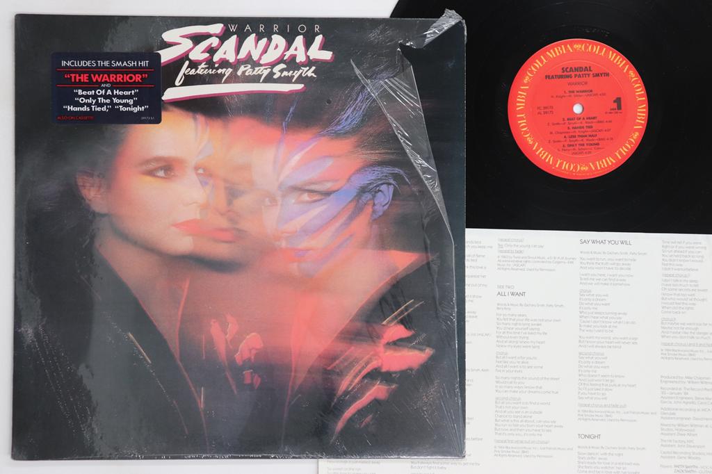 LP Record SCANDAL, PATTY SMYTH - Warrior FC39173 Columbia 1984 US Rock Used