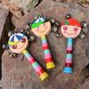 Pack Of 6 Cartoon Rattle Drum Toy For Babies Promoting Sensory Auditory Development And Hand Coordination For Easy Grip