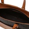 Daks Modern Tote Bag With Brown Barnett Dd Pattern Leather Dcba6e862w3