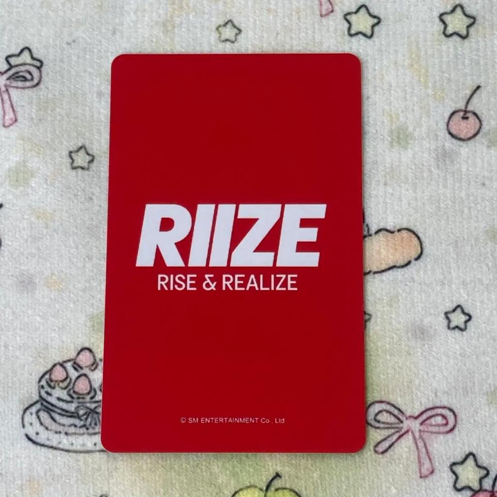 Rize HMV Park Won-bin Photocard Chansey card photocard
