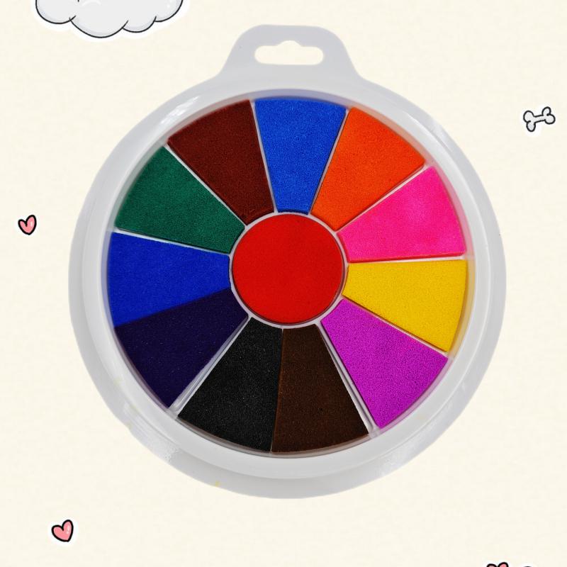 Children's Angel Fingerprint Art Book & Inkpad Painting Set for Toddlers