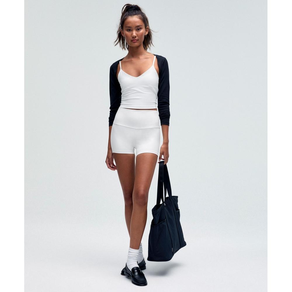 Lululemon Align  Cropped CAmi TAnk Top  Light Support  A B Cup White