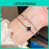 Zircon Flower Copper Layered Cuff For Stylish Casual Wear In Winter 2025
