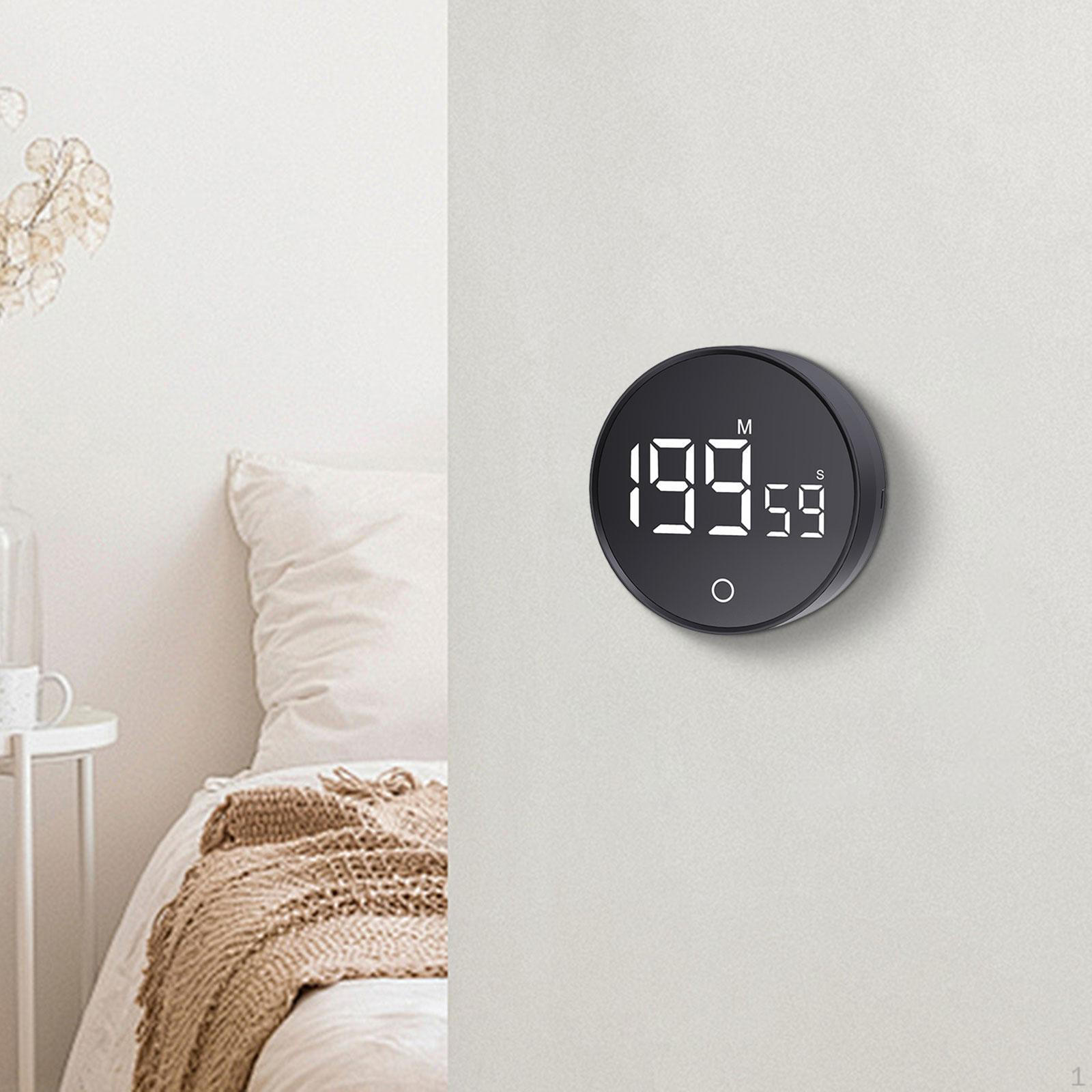 

Цифровой таймер с регулируемой громкостью для использования в классе, функция прямого и обратного отсчета чёрный