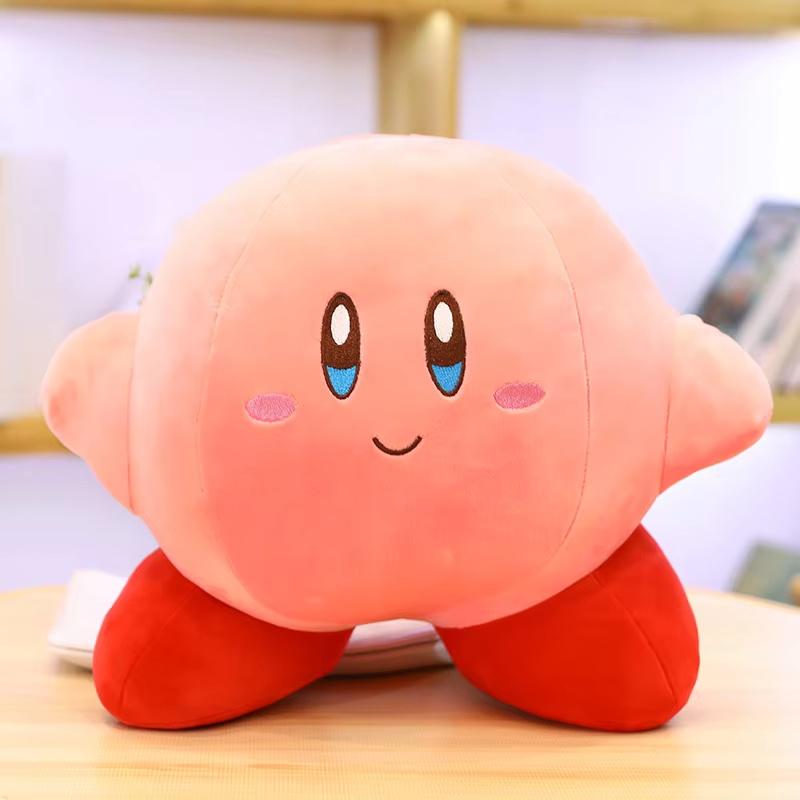 Kirby Plush Toys Kawaii Anime Star Kirby Stuffed Doll Office Nap Bedding Portable Travel Blanket Girl Birthday Gift