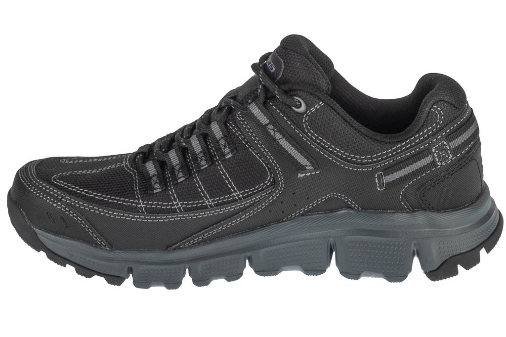 Skechers Summits AT- Upper Draft, Mens Black Sneakers