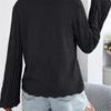 2026 Spring/Summer Women's Knitted Hollow Lace Open Shirt S-XL