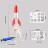 Educational DIY Water Rockets Model Launchers Science Experiment Handcraft Projects With Wooden Materials For Students