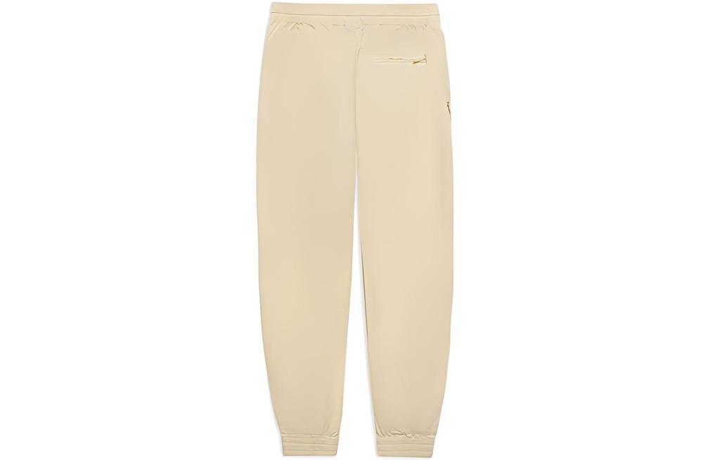 Li Ning Wade LUNAR ROCK Knitted Sweatpants Men's Cloud Apricot AYKS401-4