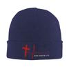 Jesus Cross Beanie Hats Skullies Beanies Jesus Saved My Life Knitted Hat Unisex Warm Soft Caps Autumn Winter Trendy Bonnet Hats
