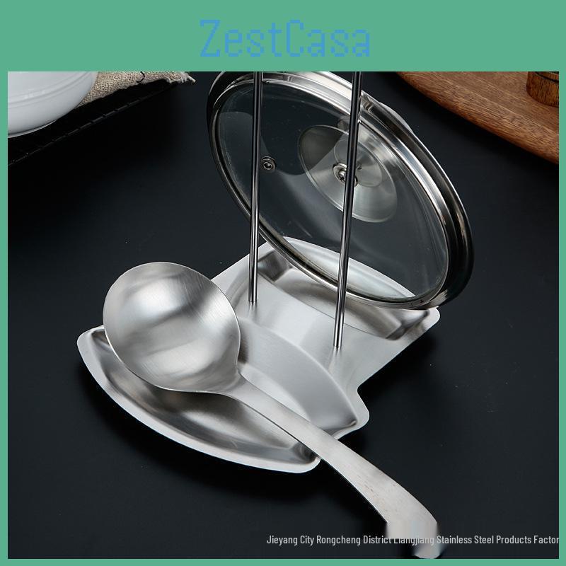 Removable Stainless And Steel Spoon Pot Lid Holder