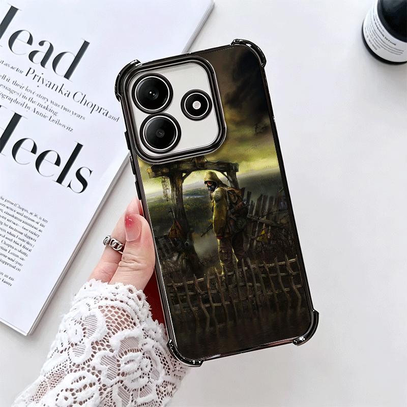 S-Stalker Game Cool Soft Phone Case For Xiaomi Redmi Note 14 15 Pro Plus 13 12 11S 11T 5G 10 9S 9 Plating Anti-Fall Fundas