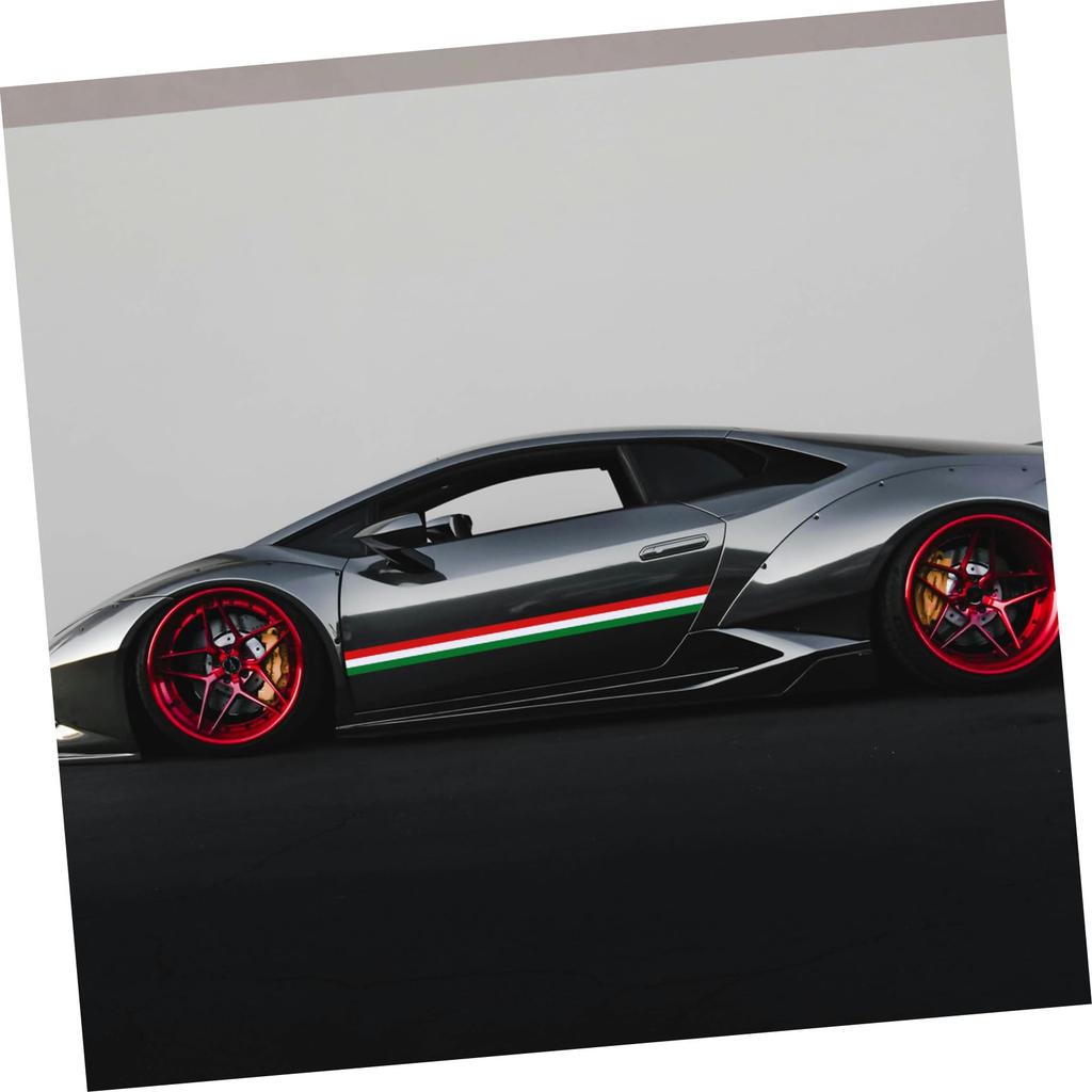 TOGEVAL Car Decoration Sticker Self Adhesive Body Stripe Car Decoration Car Line Italian Design
