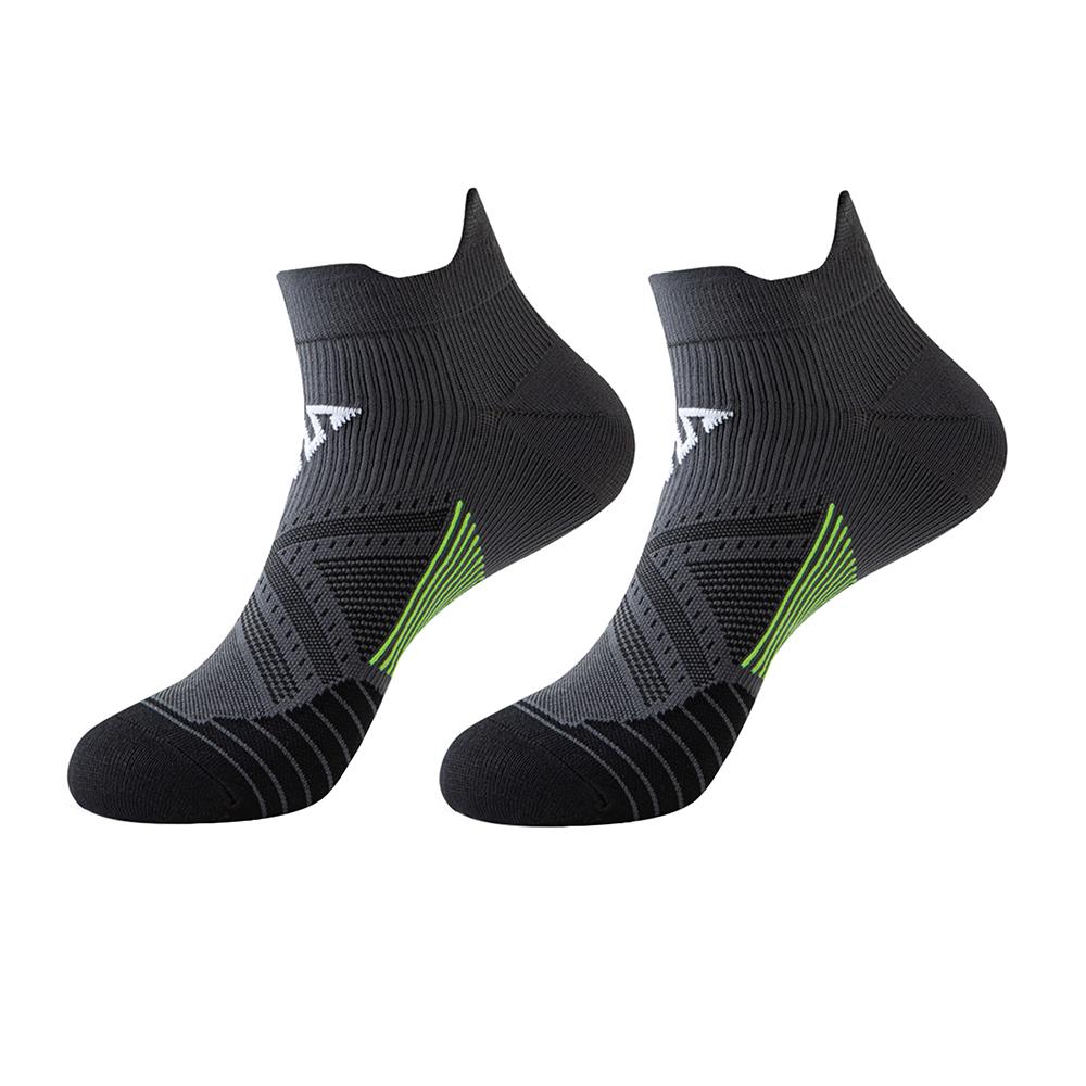 2 Pairs Quick Dry Breathable Anti-Slip Running Socks Fitness Gym Sweat-wicking Women Men Socks